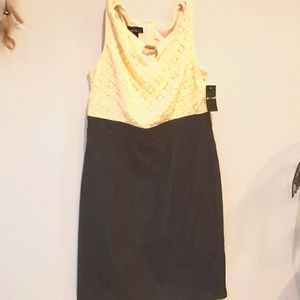 Alyx Yellow Lace A-line Dress